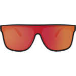 Archie Polarised Wrap Around Sunglasses - Black Brown